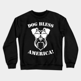 Dog Bless America Crewneck Sweatshirt